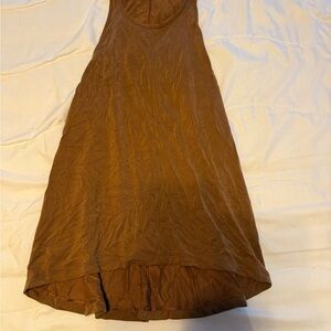 Brown Sleeveless Dress